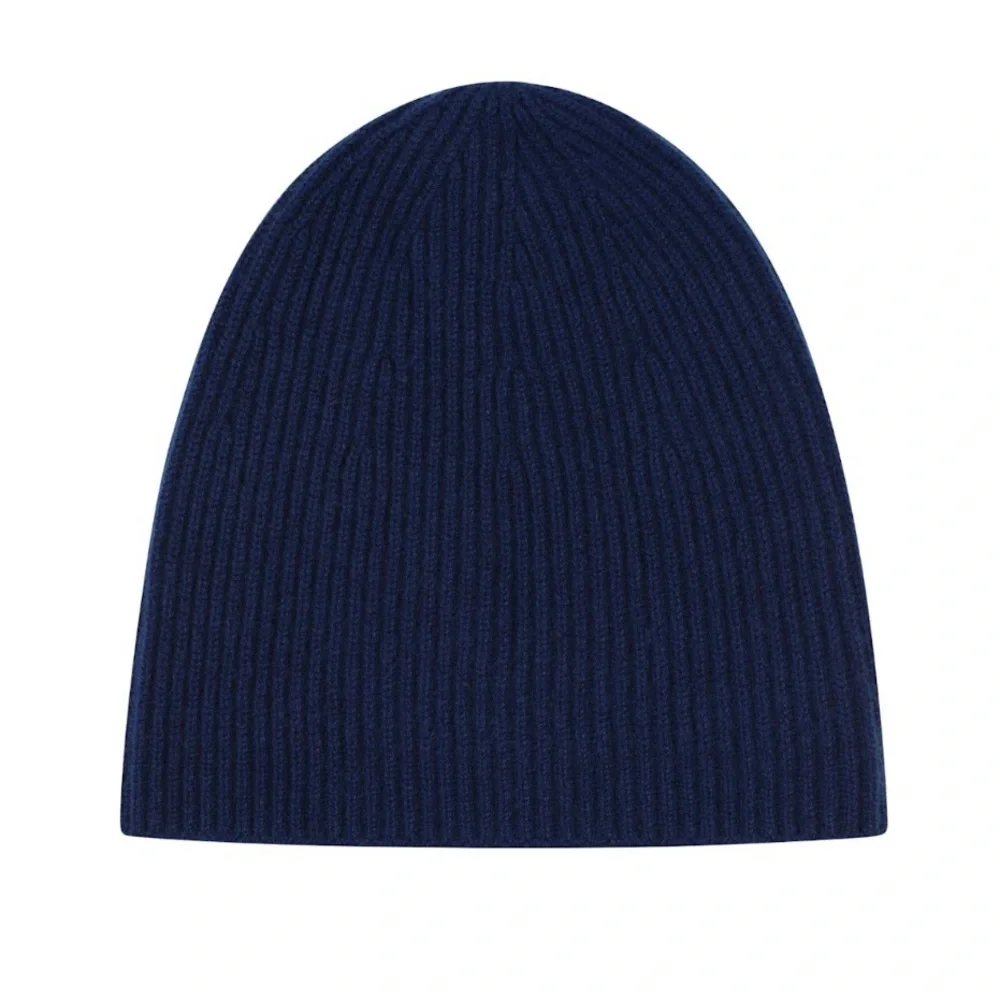 Loop Cashmere Beanie In Timeless Midnight Blue